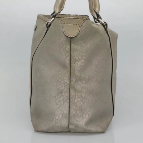 GUCCI GG Implementation Tote Bag Silver 197953 Auth 129342 - Picture 5 of 15